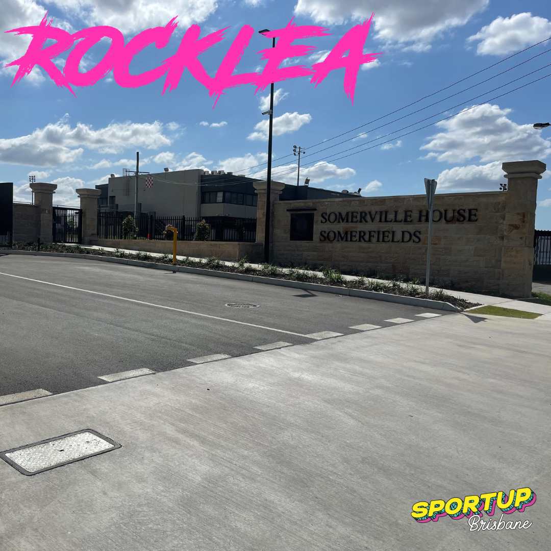 The outdoor courts at Rocklea